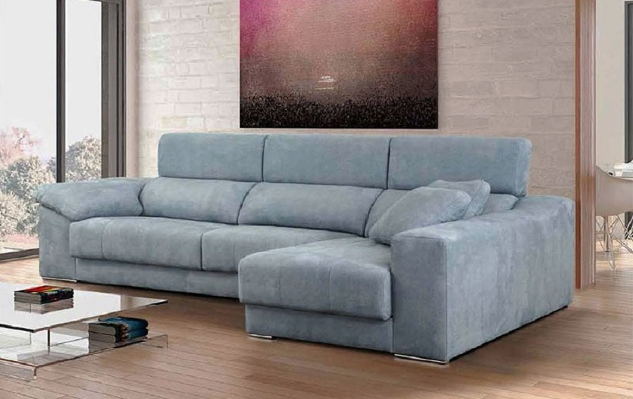 Sofá chaiselongue asientos extensibles